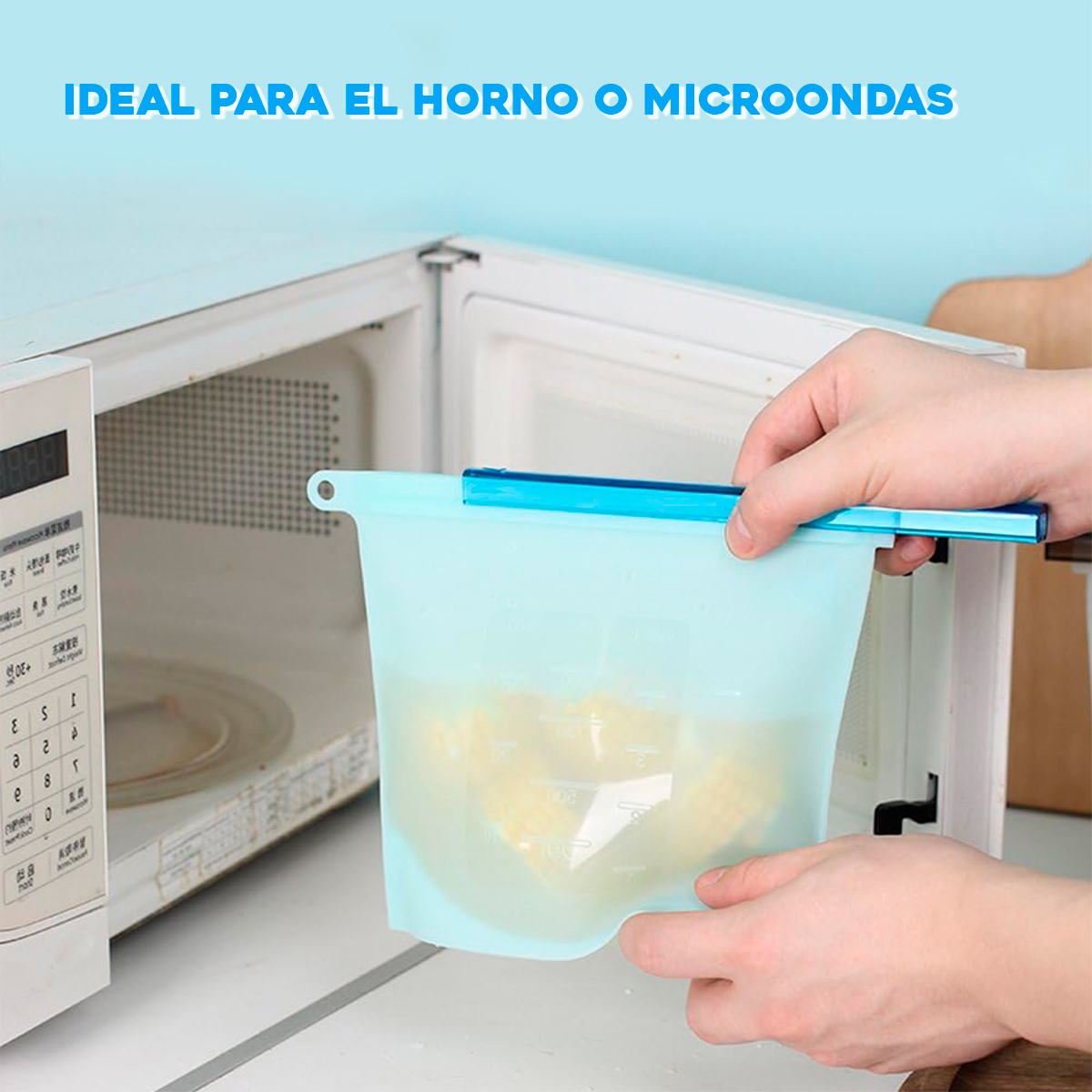 Miniatura 4 de Bolsa Silicona 1500 ml Hermetica HE0233